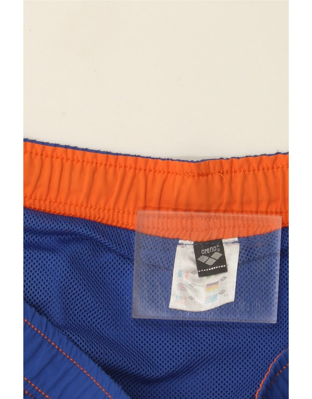 Arena Mens Natação Shorts Grande Poliéster Azul