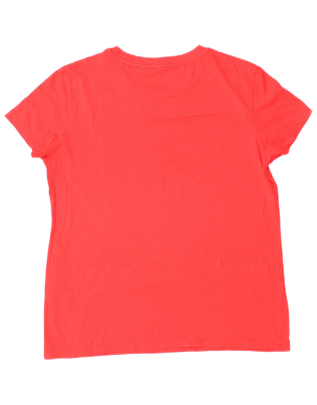 Camiseta feminina Levi's Oversized Graphic UK 10 pequena de algodão vermelho