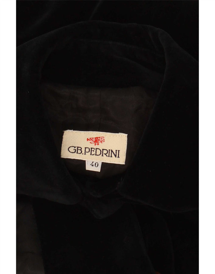 GB.PEDRINI Colete Longline Feminino IT 40 Pequeno Preto