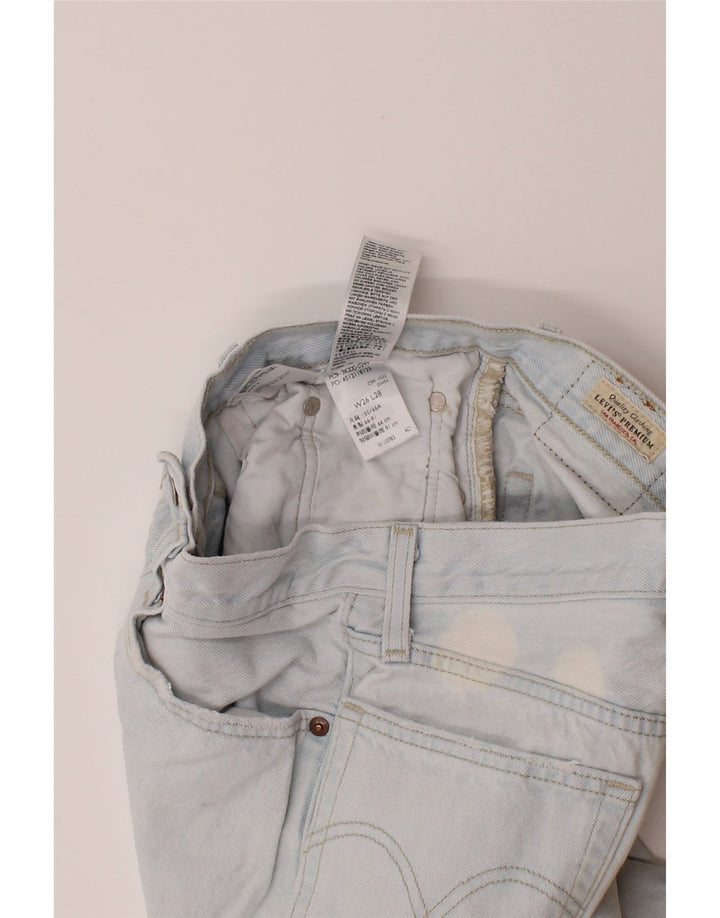 LEVI'S Womens 501 Straight Jeans W26 L28  Blue Cotton Vintage Levi's and Second-Hand Levi's from Messina Hembry 