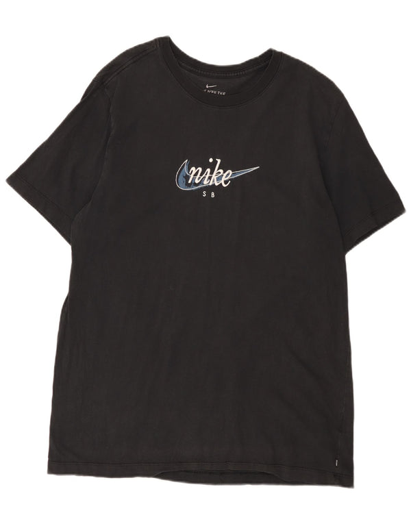 Camiseta Nike masculina gráfica grande preta