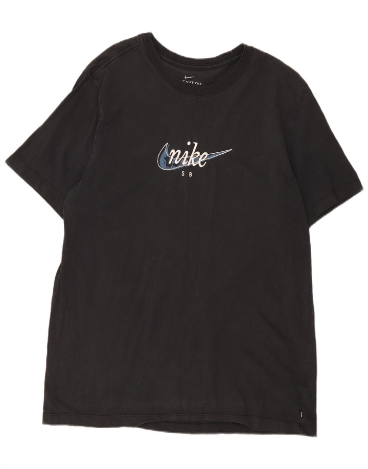 Camiseta Nike masculina gráfica grande preta