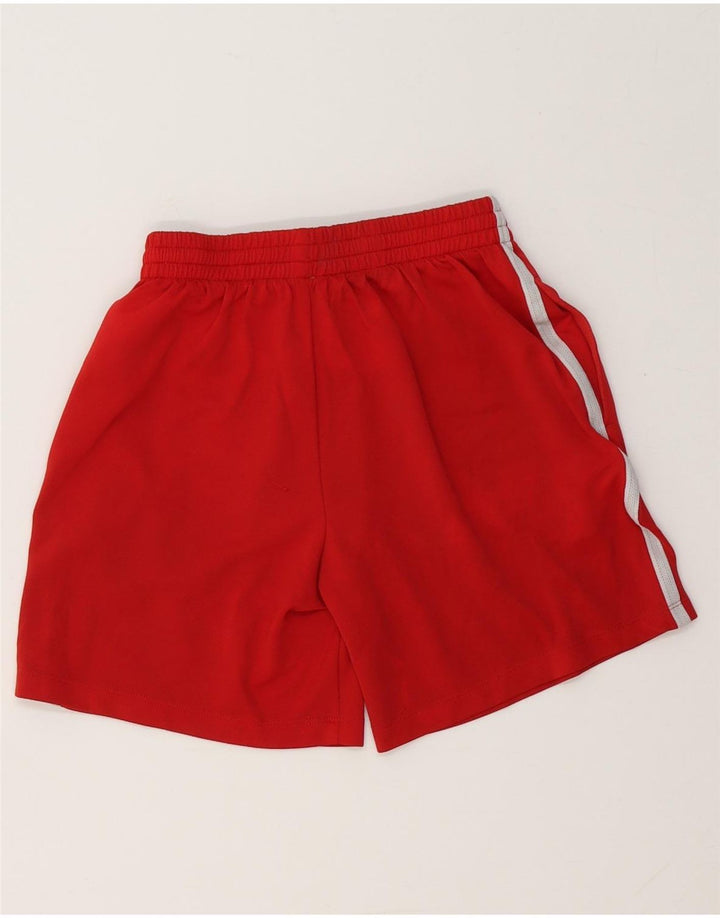 Shorts esportivos gráficos Nike Boys Dri Fit 10-11 anos médio vermelho poliéster