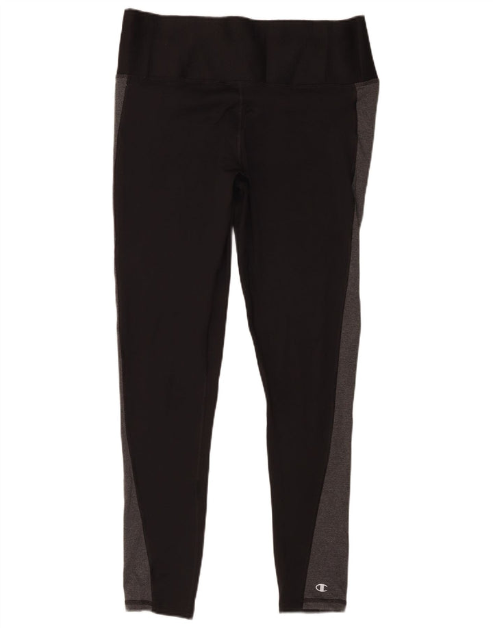 Leggings Femininas Champion UK 18 XL Preto Colorblock Poliéster