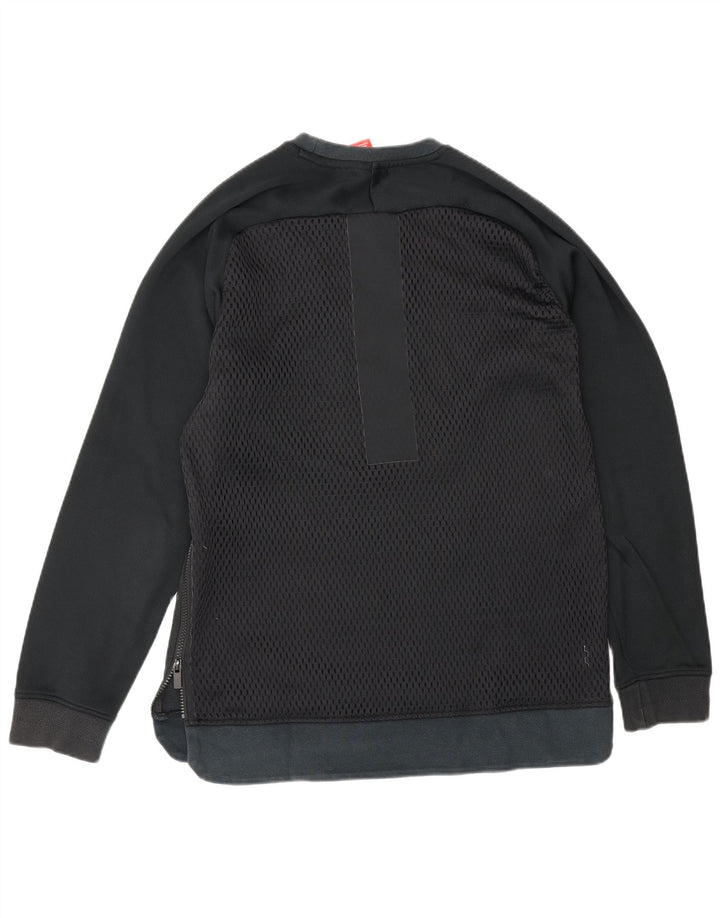 Nike masculino moletom jumper médio algodão preto