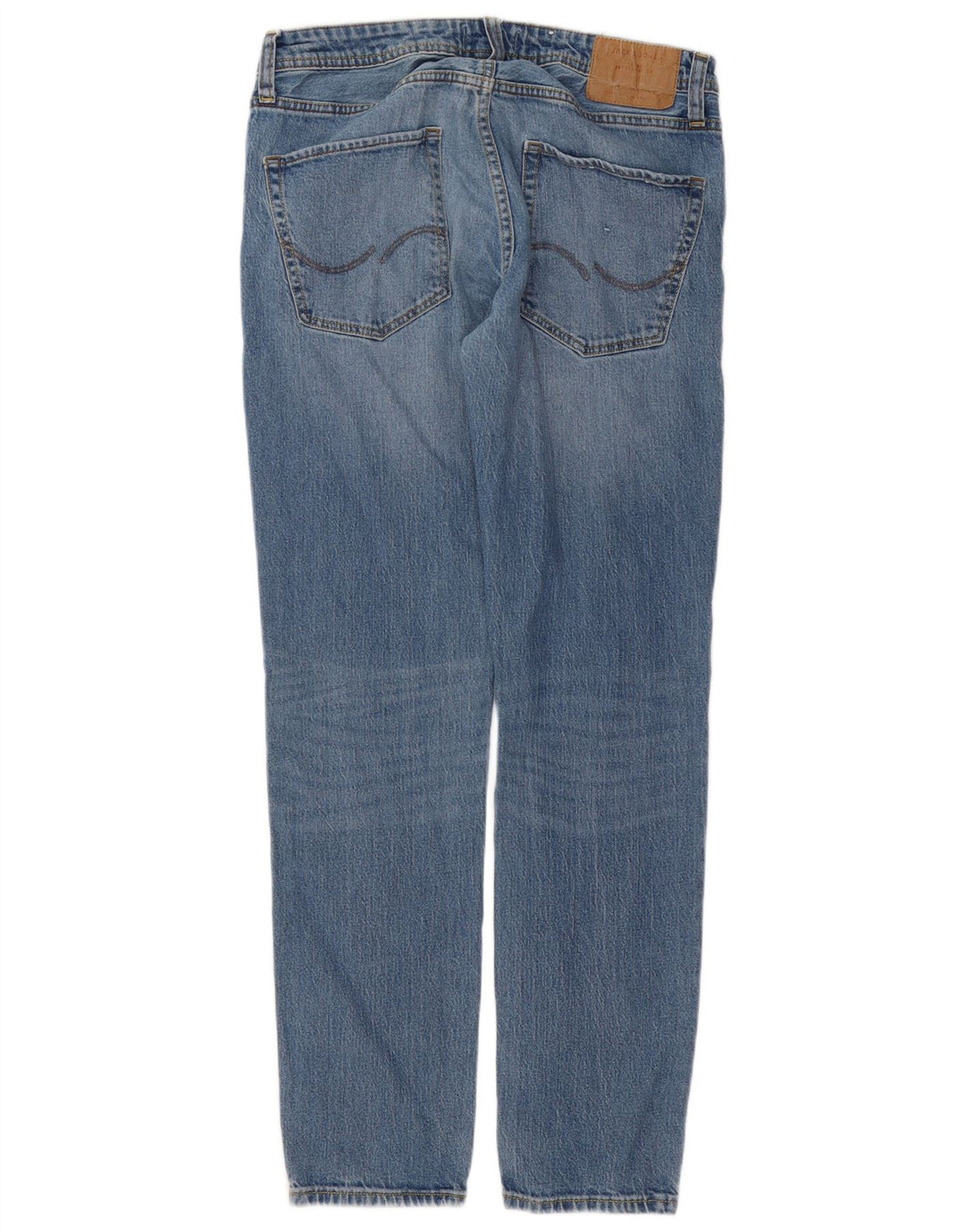 Jack & Jones Masculino Tim Slim Jeans W32 L32 Azul Algodão