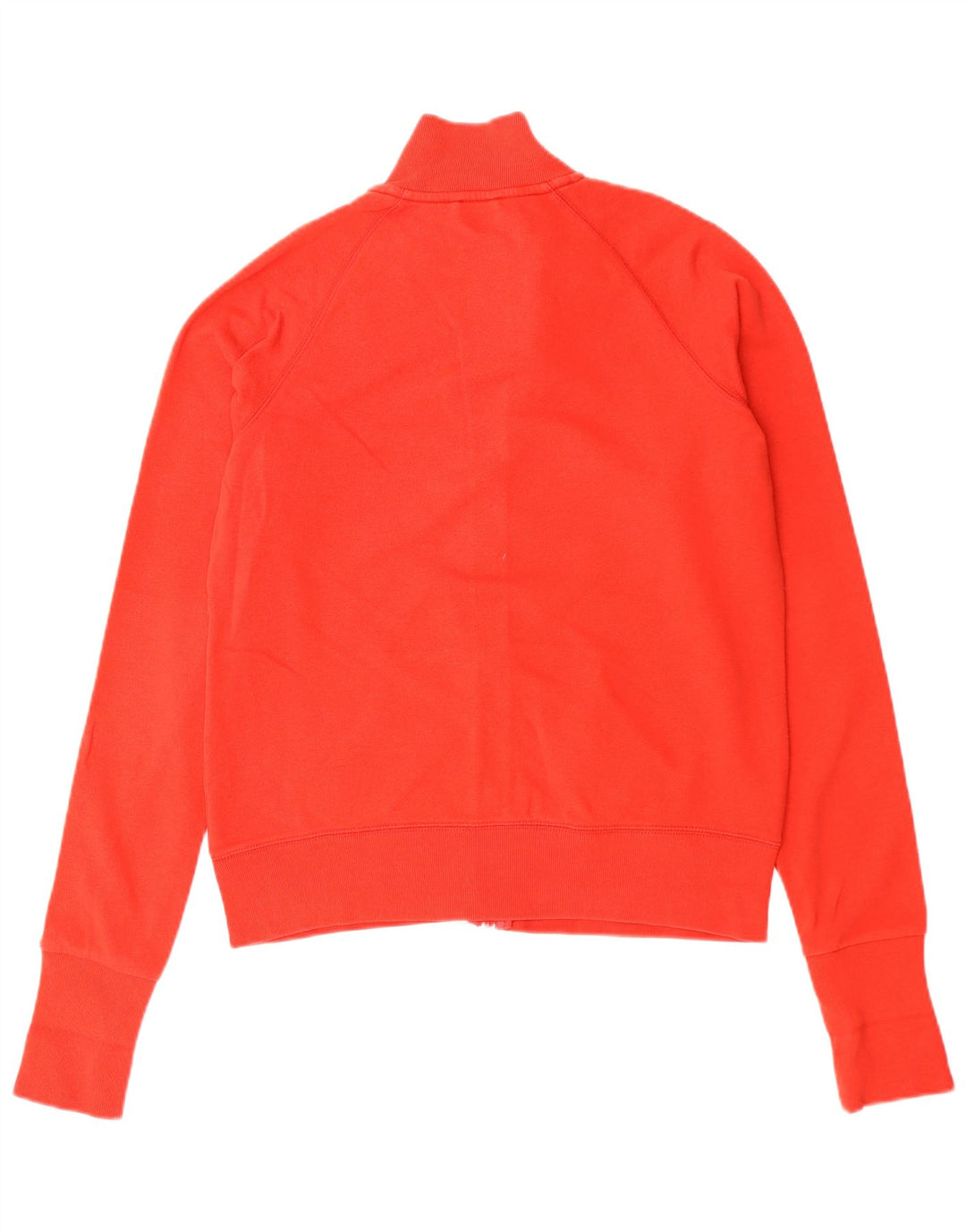 NIKE Womens Tracksuit Top Jacket UK 16 Grande Algodão Vermelho