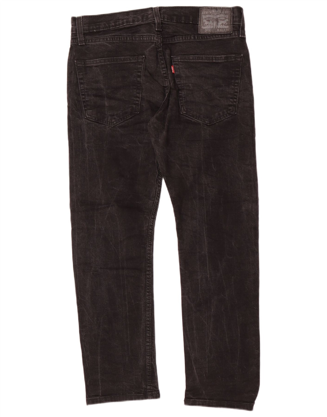 Levi's Masculino 502 Tapered Jeans W32 L27 Algodão Preto