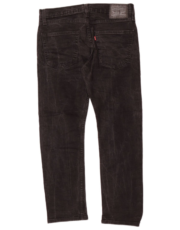 Levi's Masculino 502 Tapered Jeans W32 L27 Algodão Preto
