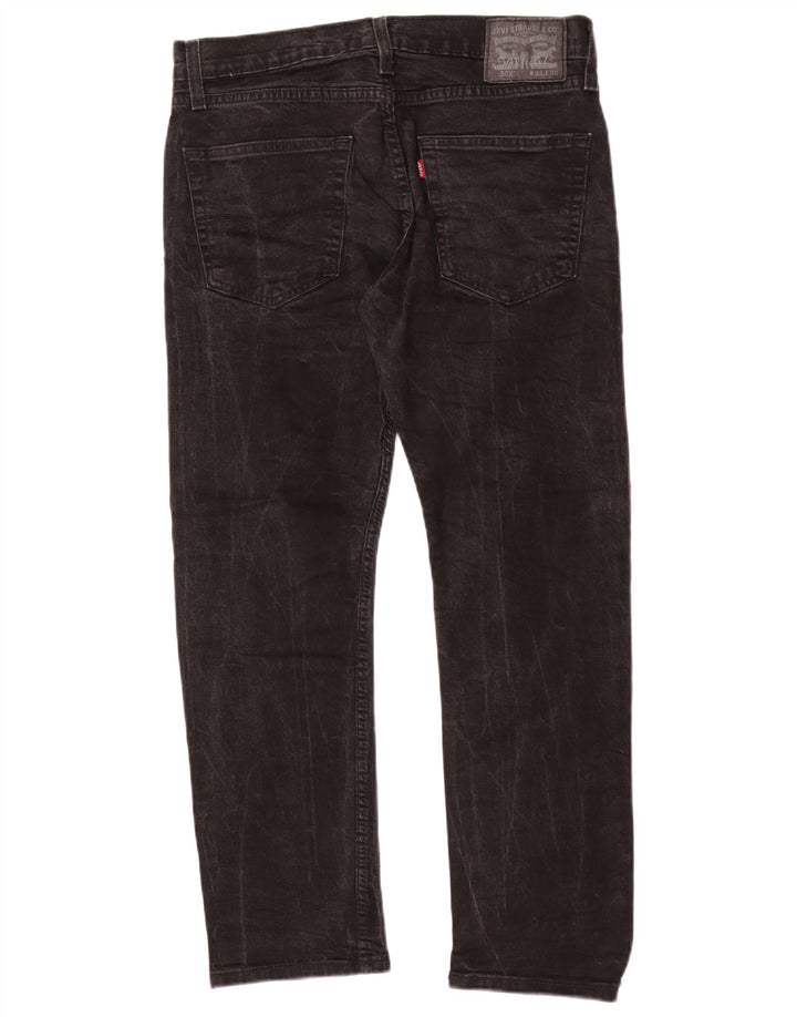 Levi's Masculino 502 Tapered Jeans W32 L27 Algodão Preto