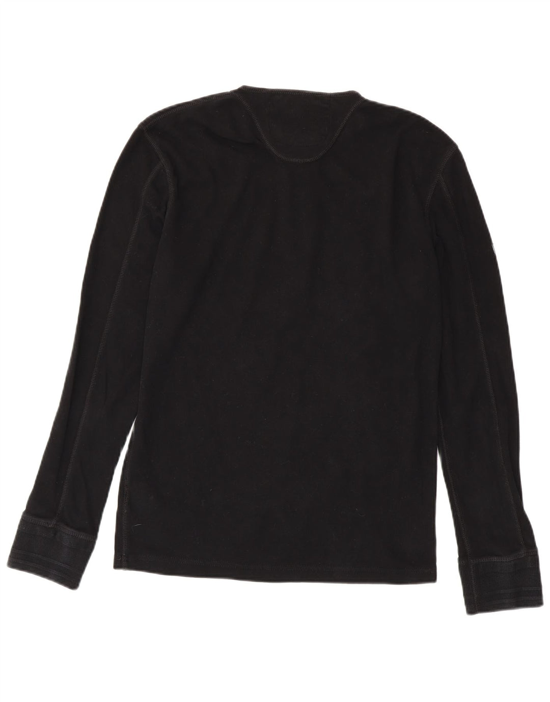SUPERDRY Mens Heritage Top Manga Longa XL Algodão Preto