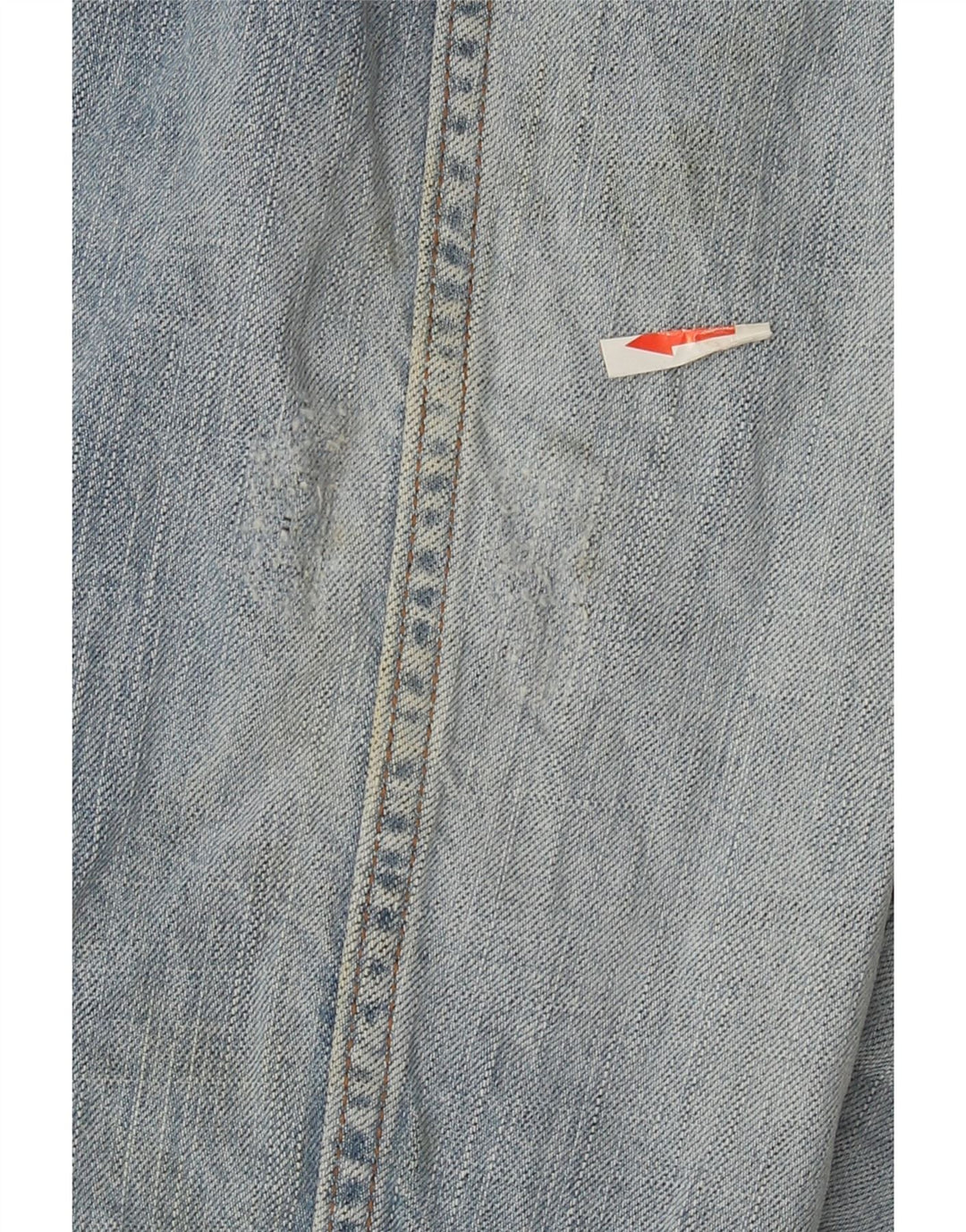 Jaqueta jeans masculina Wrangler UK 44 2XL algodão azul