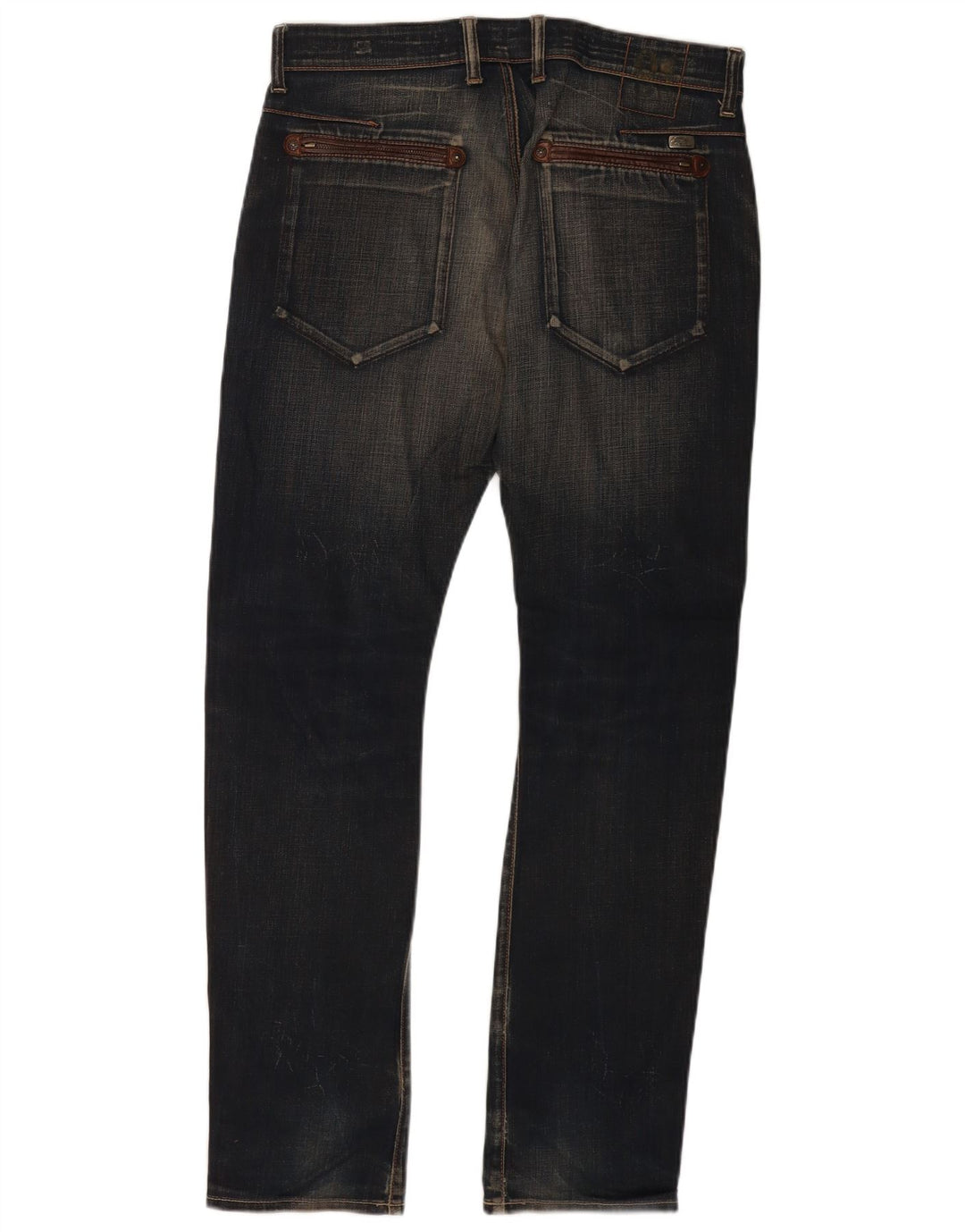 Guess Mens Jeans Slim W32 L32 Azul Marinho Algodão