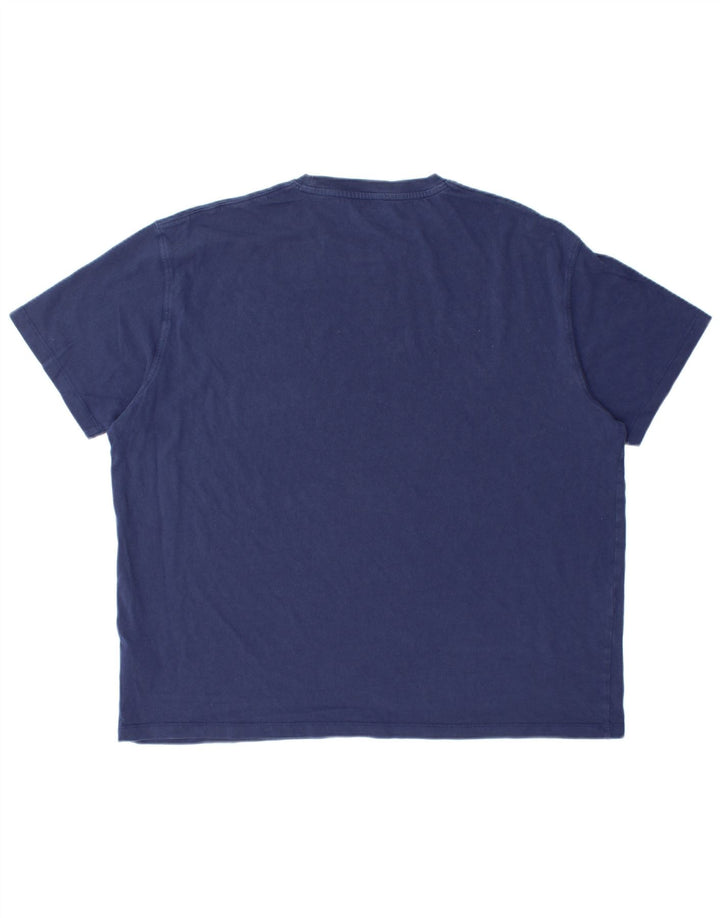 Camiseta masculina WRANGLER grande algodão azul marinho
