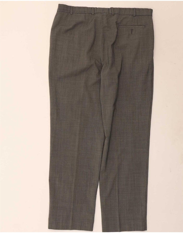Calça masculina Marks & Spencer com pegged suit W40 L33 poliéster preto