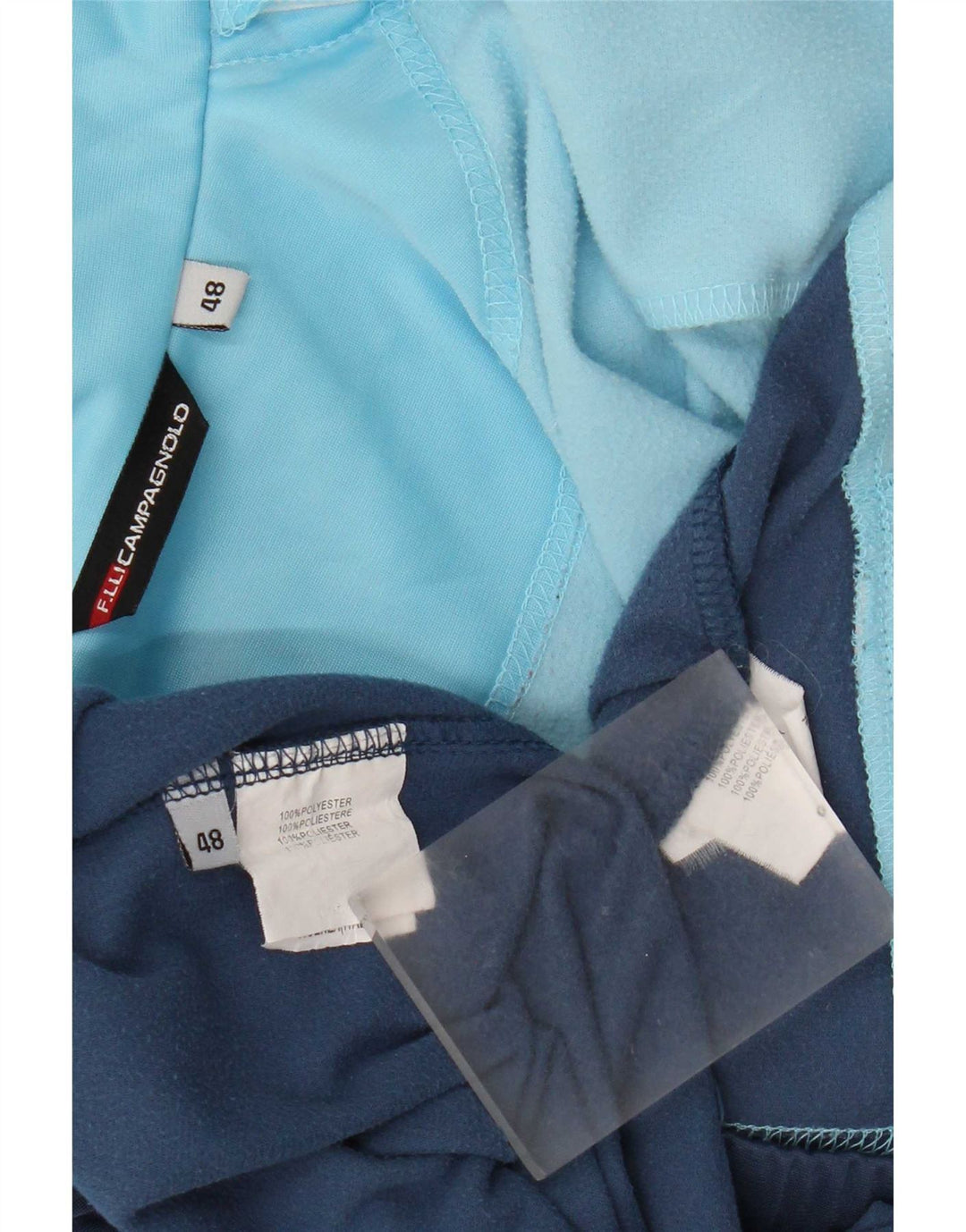 Fato de treino completo feminino F.LLI Campagnolo IT 48 XL azul colorblock poliéster