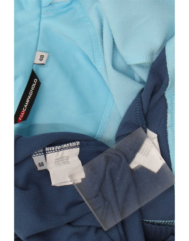 Fato de treino completo feminino F.LLI Campagnolo IT 48 XL azul colorblock poliéster