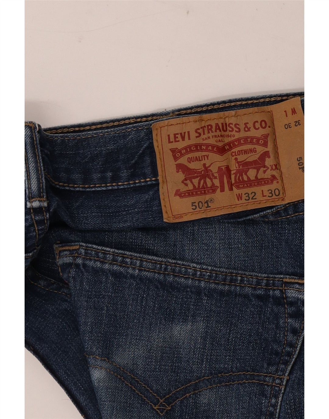Jeans Levis 501 Straight Masculino W32 L30 Azul