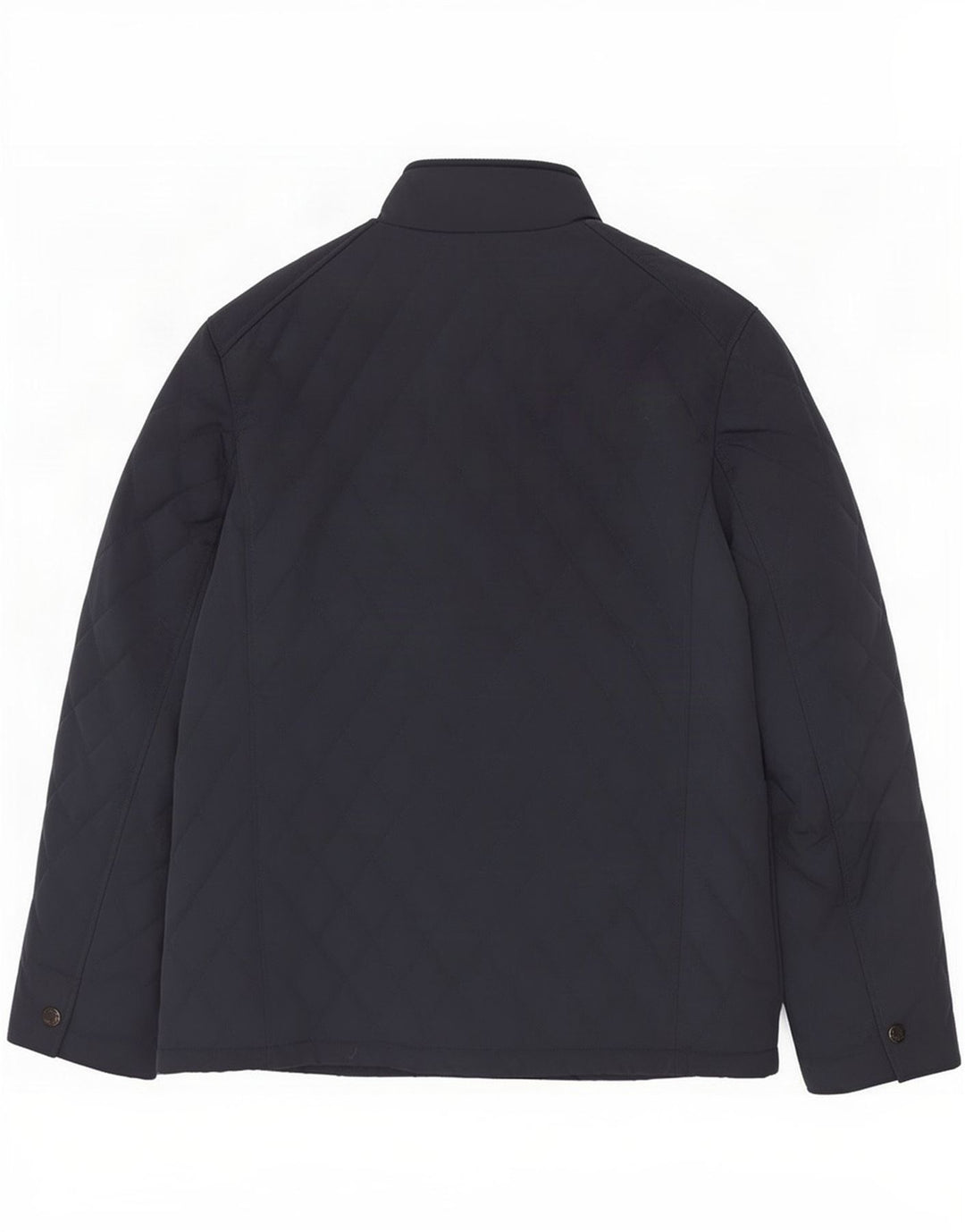 Jaqueta acolchoada masculina Ted Baker tamanho 4 grande poliéster azul marinho