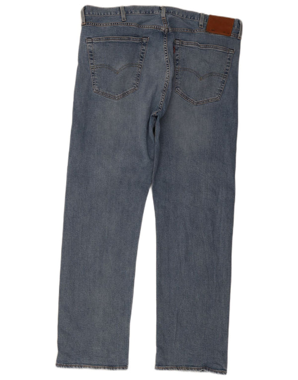 Levi's Masculino 501 Straight Jeans W40 L32 Azul Algodão