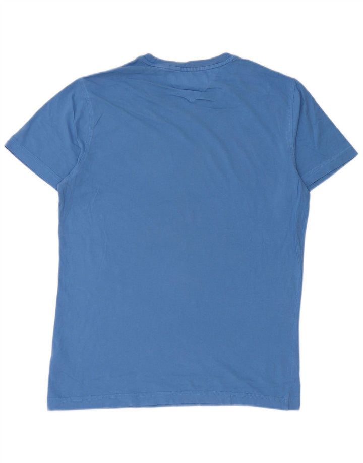 Camiseta masculina Tommy Hilfiger Top médio algodão azul