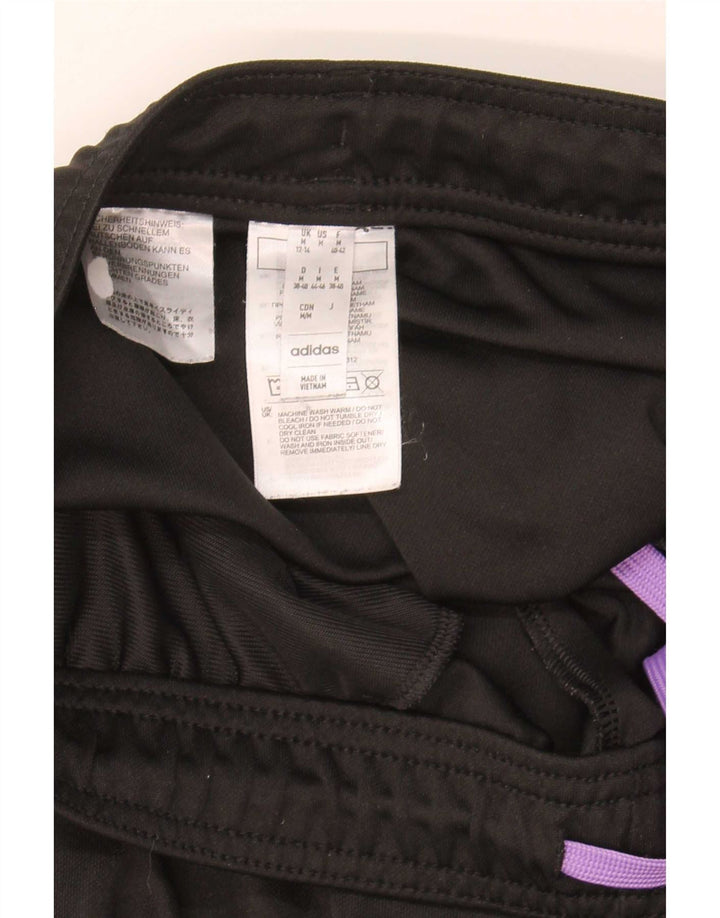 Calça de treino feminina Adidas UK 12/14 médio preto poliéster