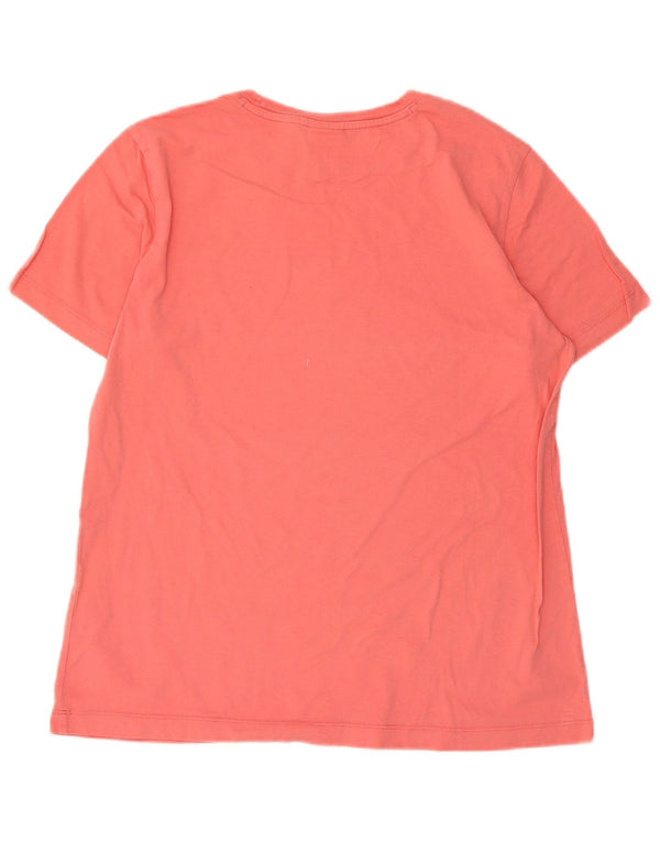 Camiseta feminina estampada Champion UK 18 XL rosa