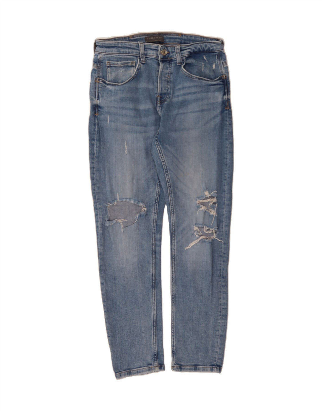 ZARA Mens Slim Jeans EU 40 Medium W31 L30 Blue Cotton Vintage Zara and Second-Hand Zara from Messina Hembry 