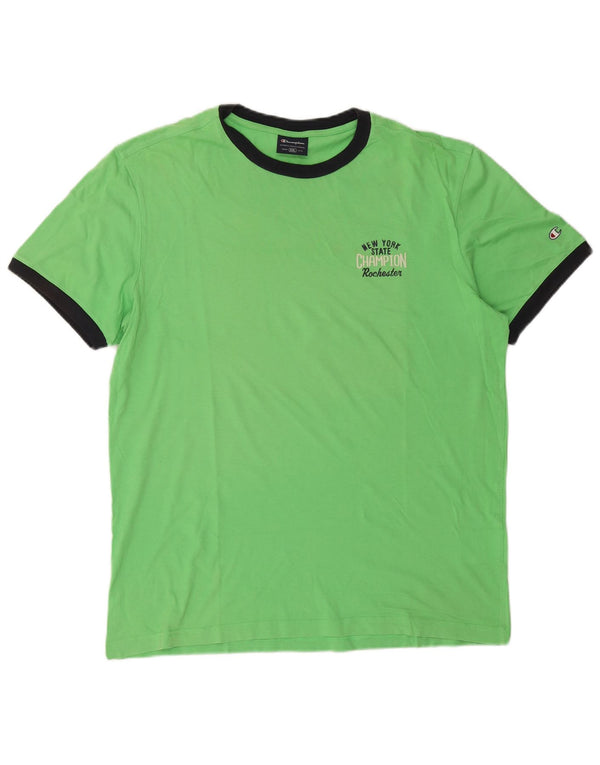 Camiseta masculina Champion Top 2XL Algodão Verde