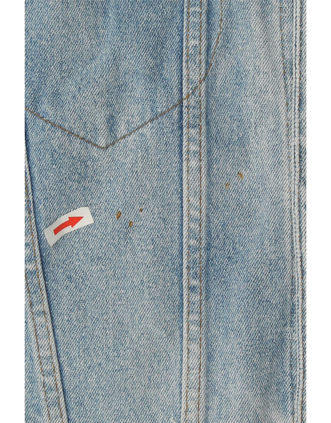 Jaqueta jeans masculina vintage UK 40 grande azul