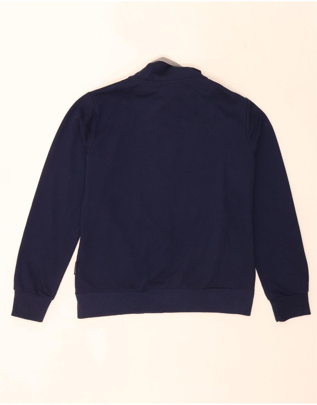 Diadora Womens Tracksuit Top Jacket UK 14 Medium Navy Blue Colourblock