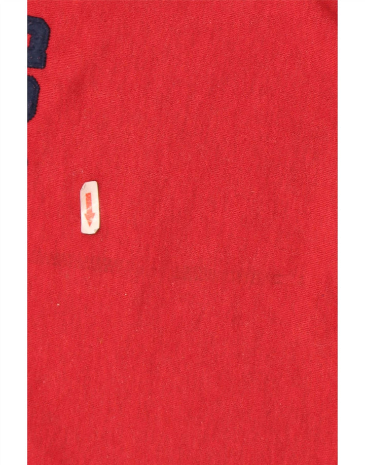 Superdry moletom gráfico masculino jumper grande algodão vermelho