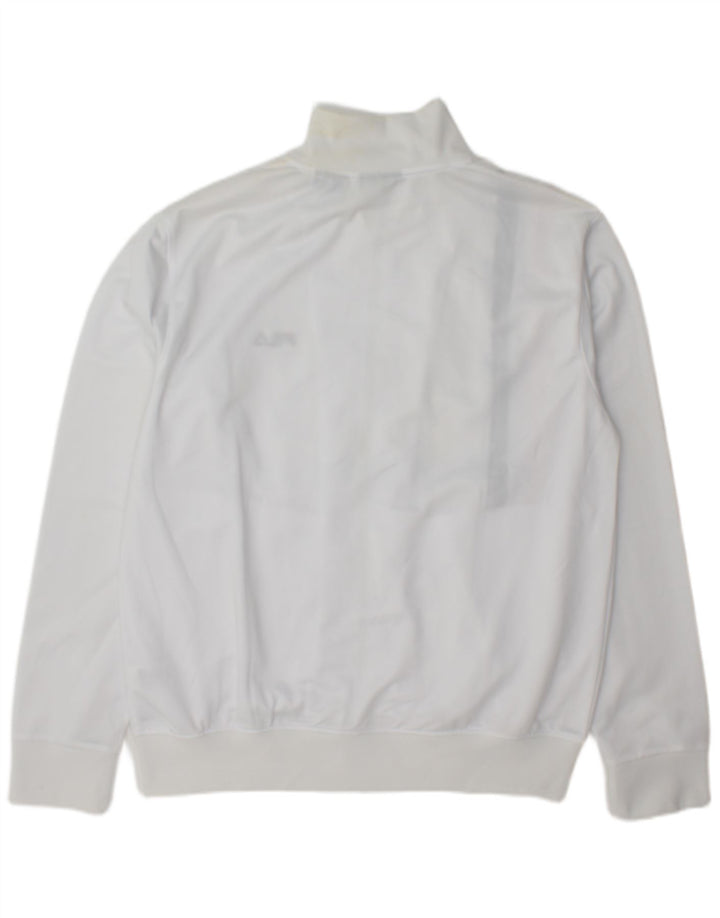 Fila Mens Tracksuit Top Jacket Médio Branco Colourblock Poliéster