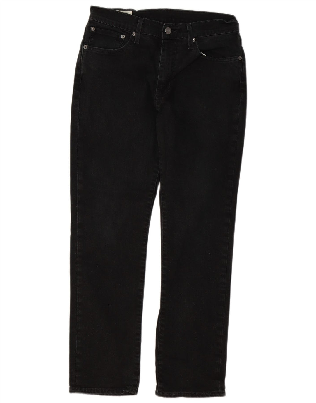 Jeans retos masculinos Levi's W31 L28 algodão preto