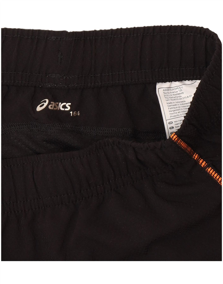 Shorts esportivos masculinos Asics 13-14 anos preto poliéster