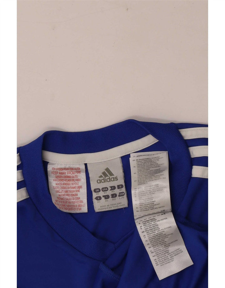 Camiseta Adidas Masculina Climalite Graphic Top XS Azul Poliéster