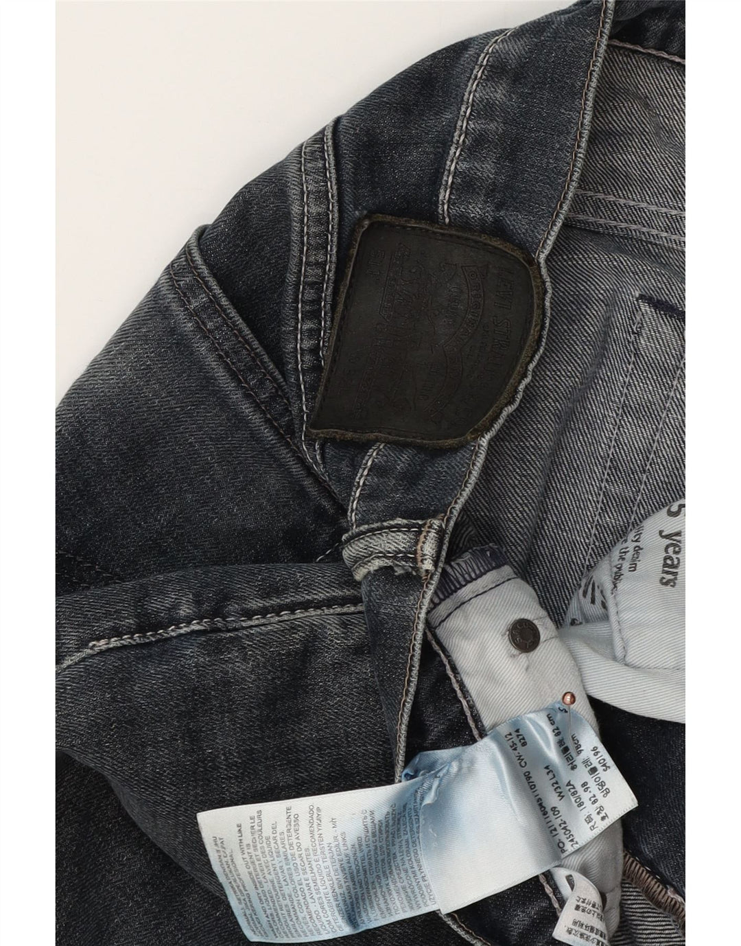 LEVI'S Masculino 511 Slim Jeans W32 L34 Azul Algodão