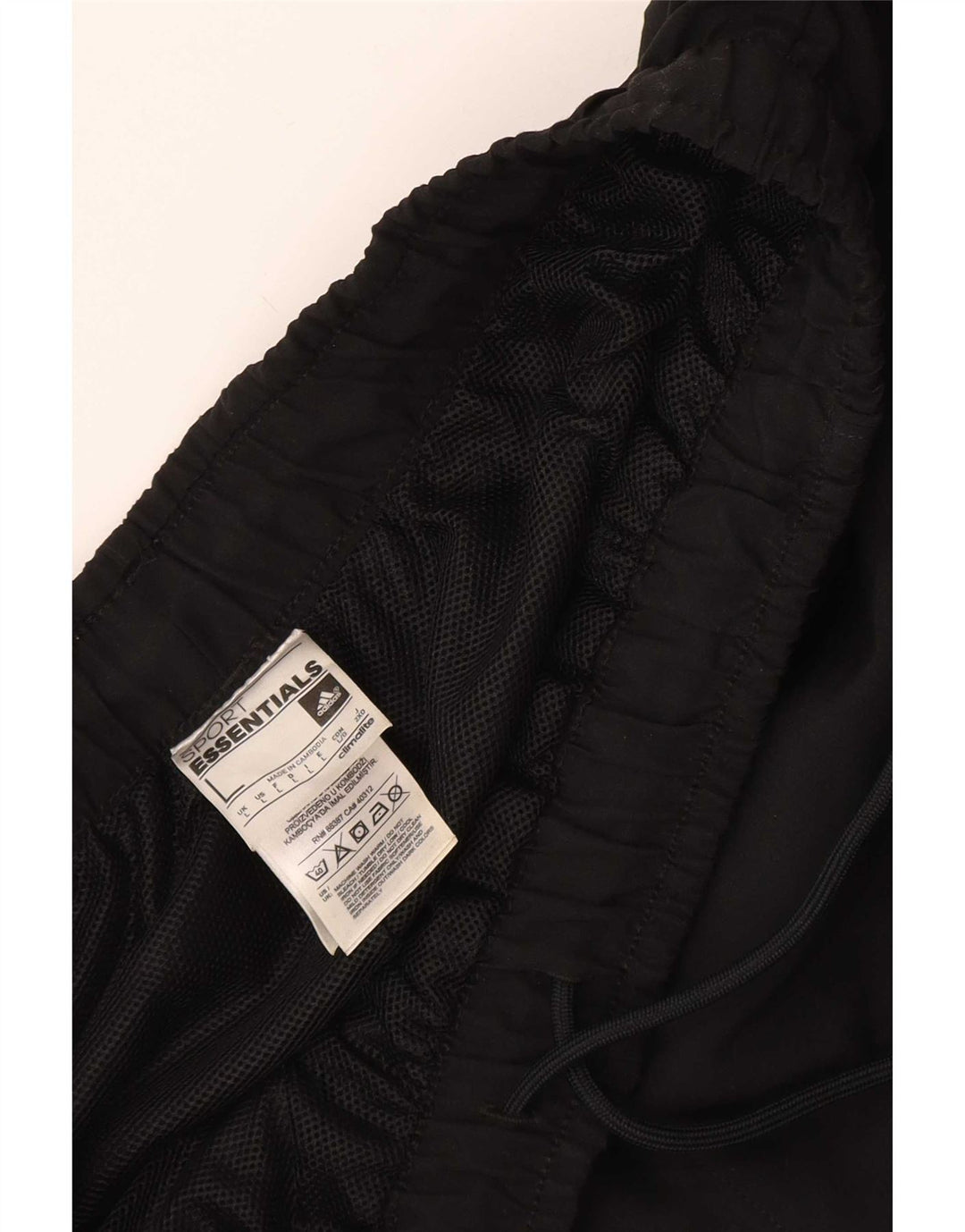 Adidas Mens Climalite Sport Shorts Grande Poliéster Preto