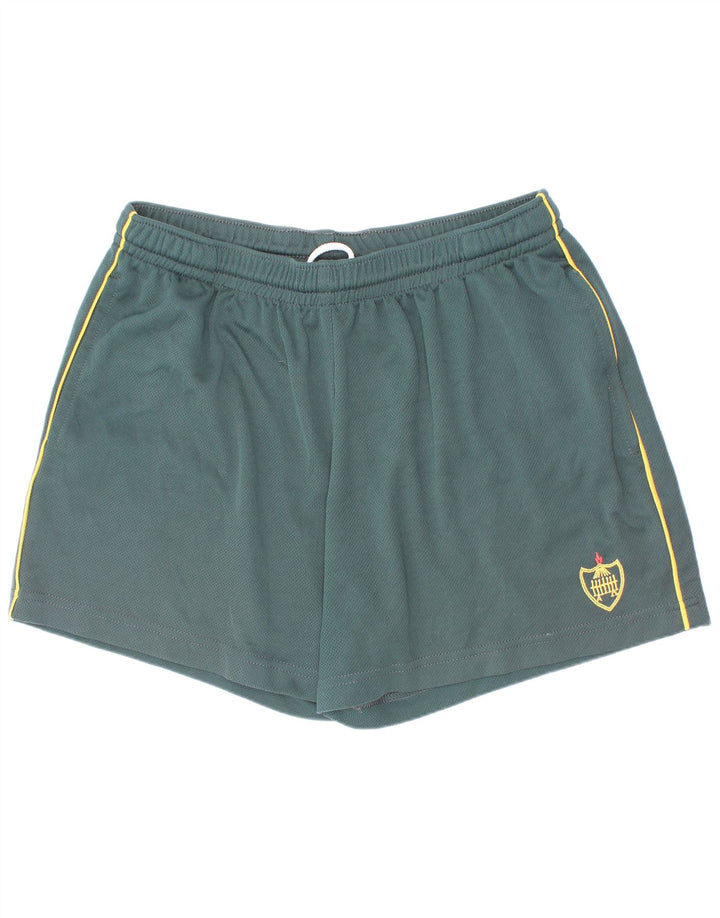 Shorts esportivos Champion Boys 11-12 anos verde poliéster