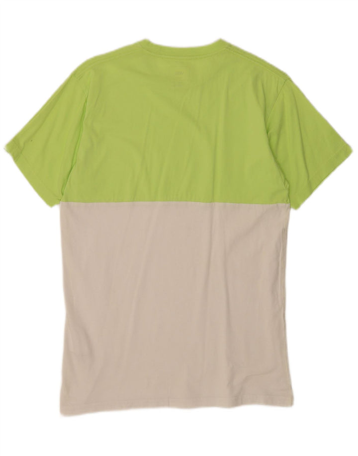 Camiseta Vans Masculina Classic Fit Top Médio Verde Colourblock Algodão