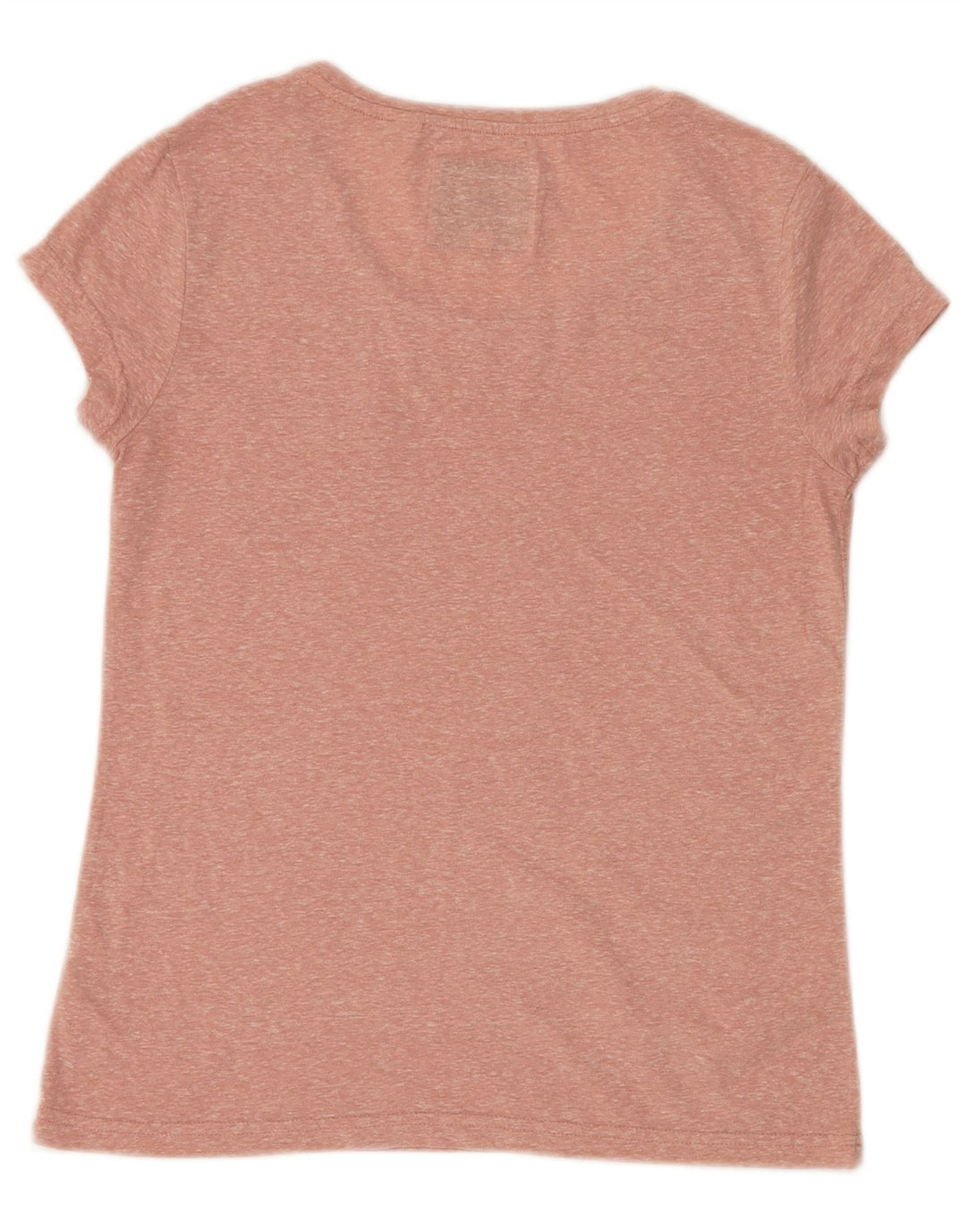 Camiseta feminina JACK WILLS UK 6 XS poliéster manchado rosa