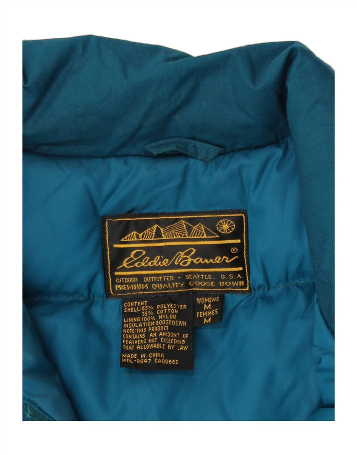 EDDIE BAUER Womens Padded Gilet UK 14 Medium Blue Polyester Vintage Eddie Bauer and Second-Hand Eddie Bauer from Messina Hembry 