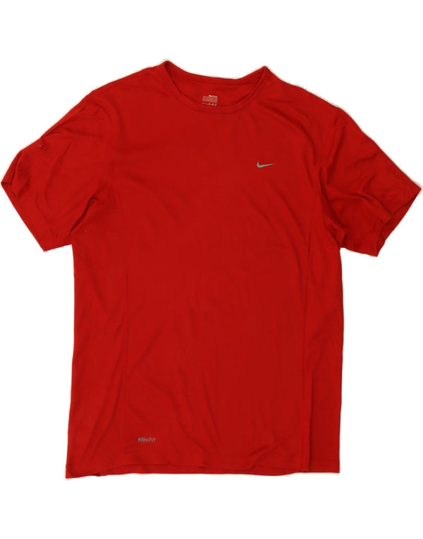 Camiseta masculina NIKE Top Médio Poliéster Vermelho
