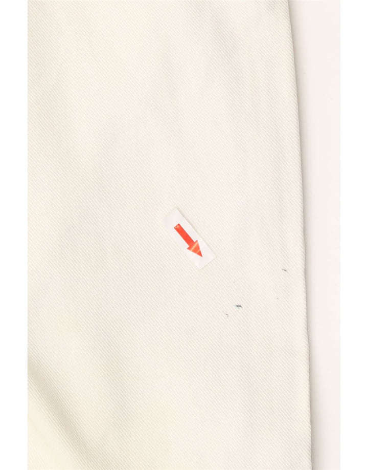 Lee Womens Lynn Slim Jeans W29 L33 Algodão Branco