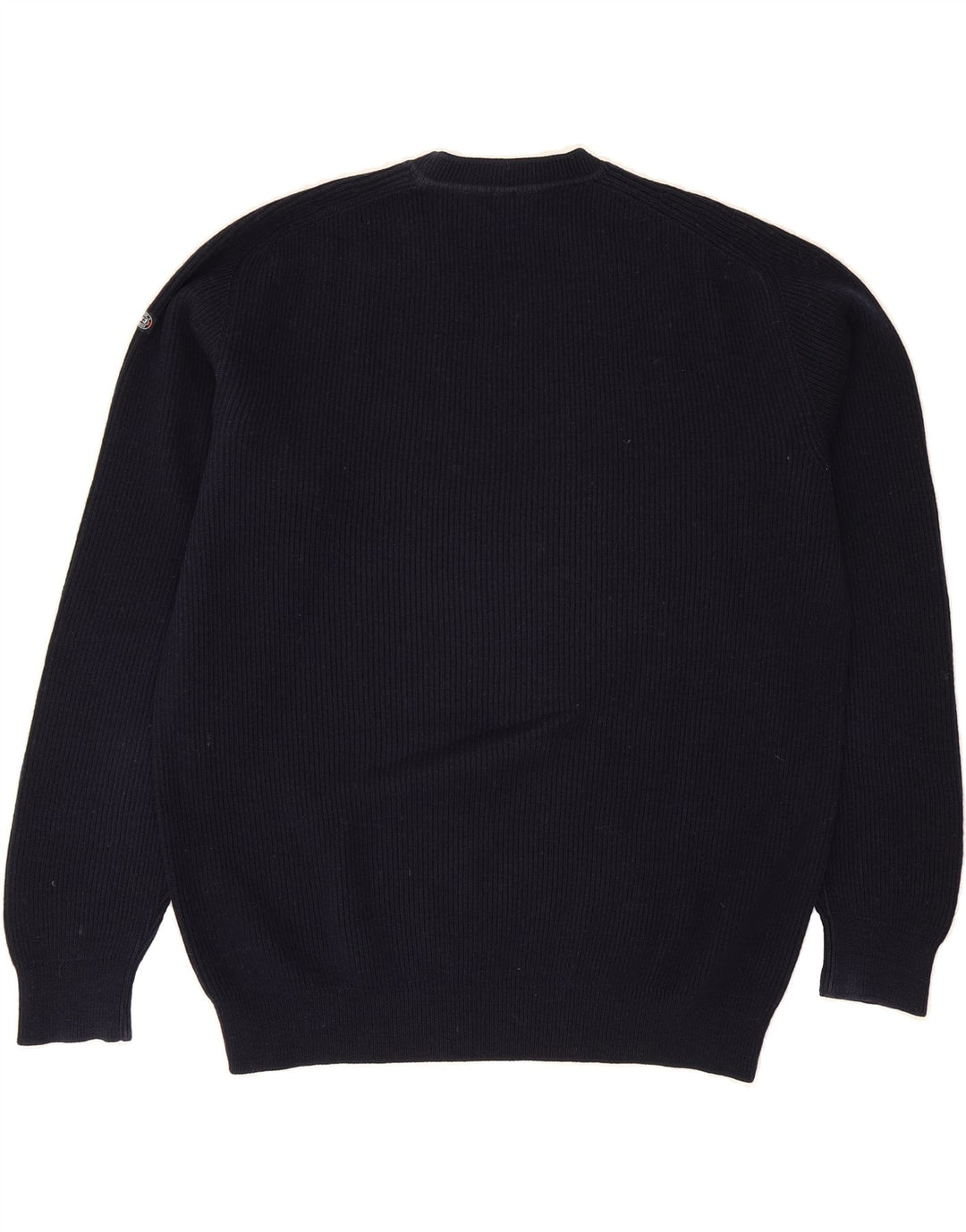 FLY Mens Crew Neck Jumper Sweater IT 54 XL Navy Blue Wool Vintage Fly and Second-Hand Fly from Messina Hembry 