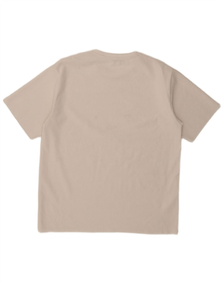 Camiseta masculina Zara Top grande branco