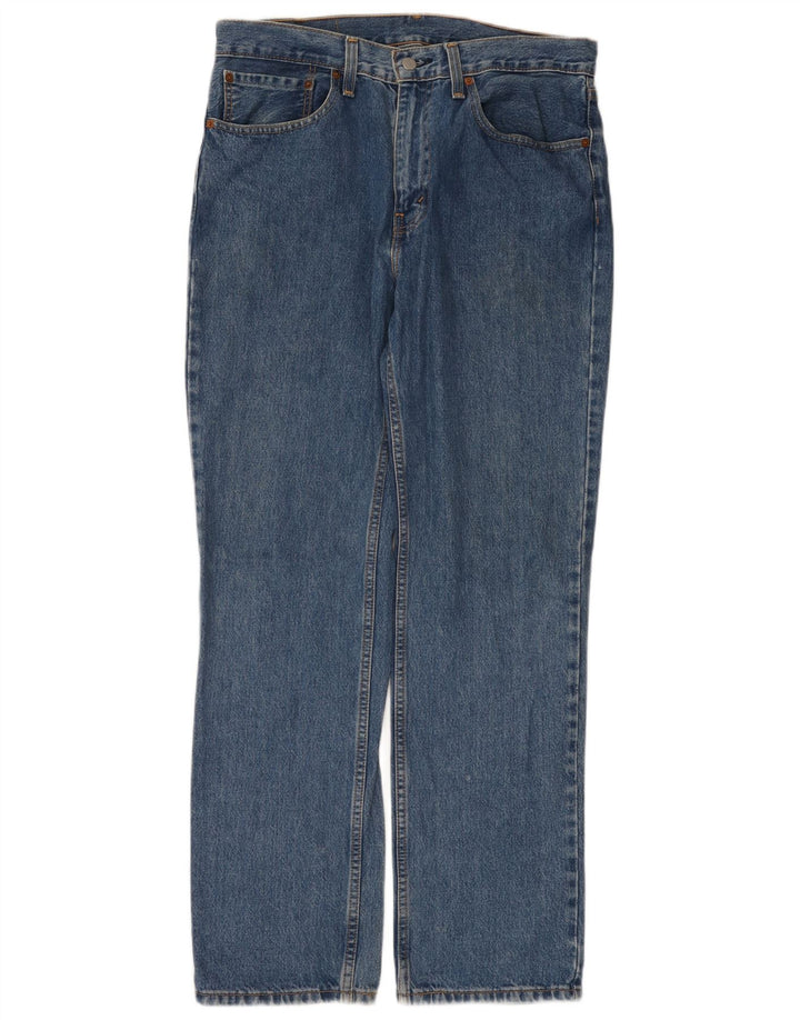 Levi's Masculino 516 Straight Jeans W34 L32 Azul Algodão