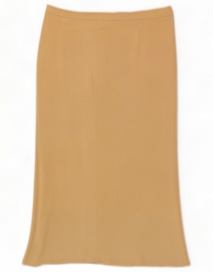 Saia reta feminina vintage pequena W26 off white