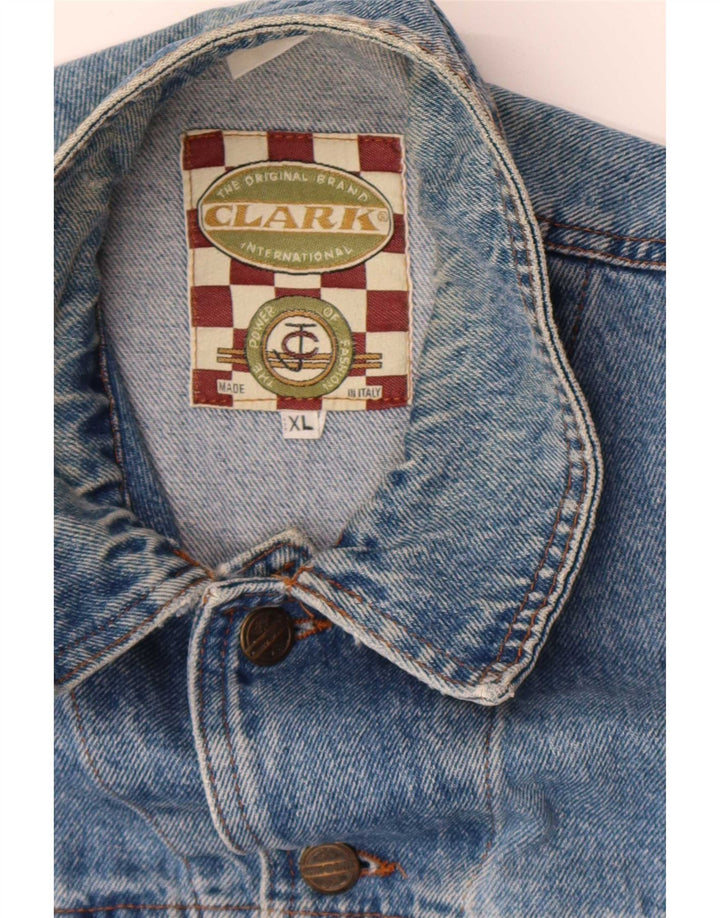 Jaqueta jeans masculina CLARK UK 42 XL azul