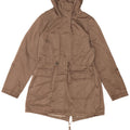 Jaqueta feminina Marks & Spencer Autograph Parka Reino Unido 14 poliéster cáqui médio